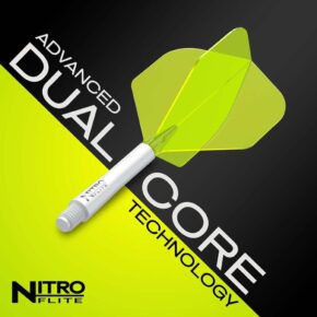 Misaladejuegos Plumas Red Dragon Nitro Flite System White Yellow NO2 Intermediate X0976 - Imagen 4