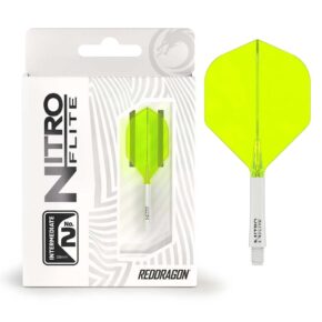 Misaladejuegos Plumas Red Dragon Nitro Flite System White Yellow NO2 Intermediate X0976 - Imagen 6