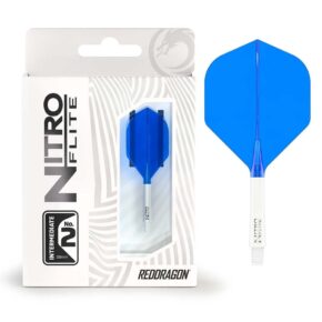 Misaladejuegos Plumas Red Dragon Nitro Flite System White Blue NO2 Intermediate X0973 - Imagen 6