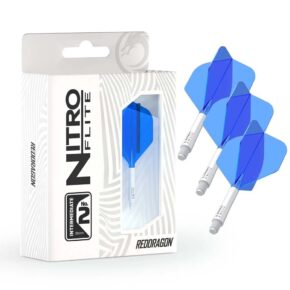 Misaladejuegos Plumas Red Dragon Nitro Flite System White Blue NO2 Intermediate X0973 - Imagen 8
