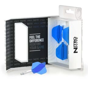 Misaladejuegos Plumas Red Dragon Nitro Flite System White Blue NO2 Medium X0974 - Imagen 5