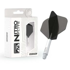 Misaladejuegos Plumas Red Dragon Nitro Flite System White Black NO2 Intermediate X0970 - Imagen 4