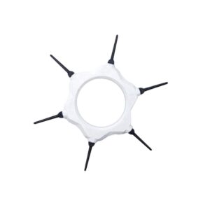 Misaladejuegos Juego de 3 Shuriken Blanco + 50 puntas Keypoint 2BA + llave para substituir las puntas 70006W