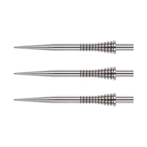 Misaladejuegos Puntas Red Dragon Silver Effect Raptor GT Gripped Points 38mm X0854 - Imagen 2