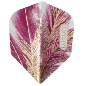 Misaladejuegos Plumas Loxley Feather Purple & Oro No6 Shape