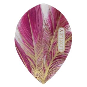 Misaladejuegos Plumas Loxley Feather Purple Oro Oval