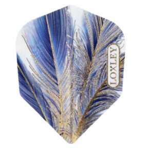 Misaladejuegos Plumas Loxley Feather Blue Oro No6 Shape