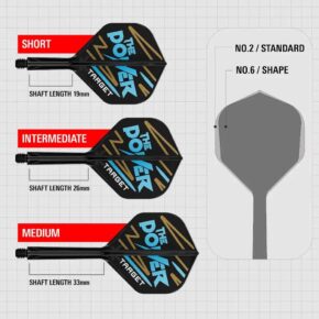 Misaladejuegos Plumas Target K-Flex No.2 Standard Medium Phil Taylor The Power 410146 - Imagen 3