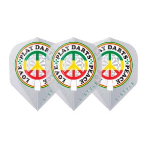 Misaladejuegos Plumas Champagne L-Style L1Pro Standard Deta Hedman v4 Clear White F31050