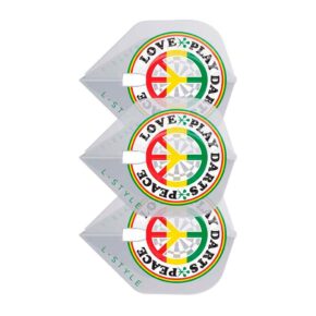 Misaladejuegos Plumas Champagne L-Style L1Pro Standard Deta Hedman v4 Clear White F31050 - Imagen 3