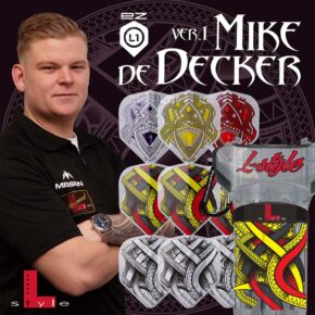 Misaladejuegos Funda Dardos L-Style Signature Krystal One Mike de Decker Clear White KR0229 - Imagen 3