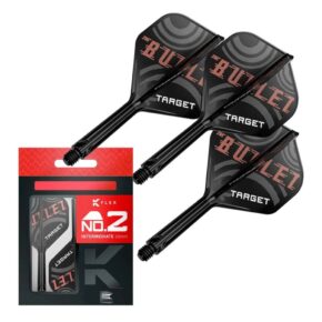 Misaladejuegos Plumas Target K-Flex No.2 Standard Intermediate Stephen Bunting The Bullet - Imagen 2