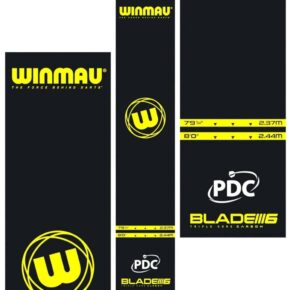 Misaladejuegos Protector Suelo Winmau Pro Zone Essential PVC Dart Mat 8214 - Imagen 3