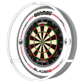 Misaladejuegos Winmau Plasma Ice Sistema de iluminación + Surround Pro-Line Original White Bundle 4306