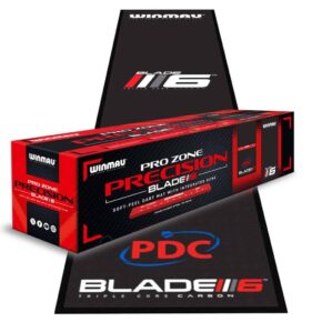 Misaladejuegos Protector Suelo Winmau Pro Zone Precision Blade 6 Dart Mat + Oche Integrado 8215 - Imagen 2