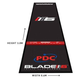 Misaladejuegos Protector Suelo Winmau Pro Zone Precision Blade 6 Dart Mat + Oche Integrado 8215 - Imagen 4