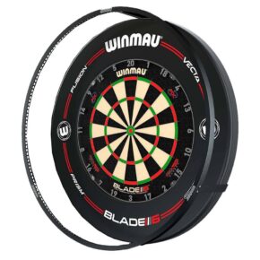 Misaladejuegos Winmau Plasma Sistema de iluminación + Surround Pro-Line Original Black Bundle 4305
