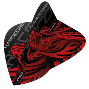 Misaladejuegos Plumas Flights Red Dragon Jonny Clayton Dragon Hardcore Kite TF6500 - Imagen 2