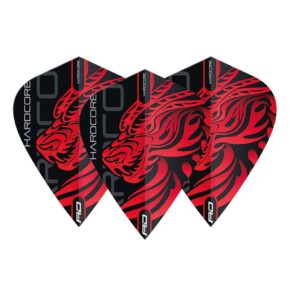 Misaladejuegos Plumas Flights Red Dragon Jonny Clayton Dragon Hardcore Kite TF6500 - Imagen 3