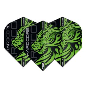 Misaladejuegos Plumas Flights Red Dragon Jonny Clayton Green Dragon Hardcore Standard TF6581 - Imagen 3