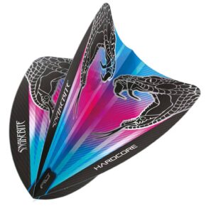 Misaladejuegos Plumas Flights Red Dragon Snakebite Pink & Blue Hardcore Freestyle TF6691 - Imagen 2