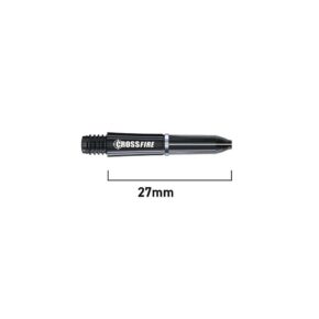 Misaladejuegos Cañas Red Dragon Shaft Crossfire Carbon Fibre Negro Ex-Short 27mm TC175 - Imagen 2