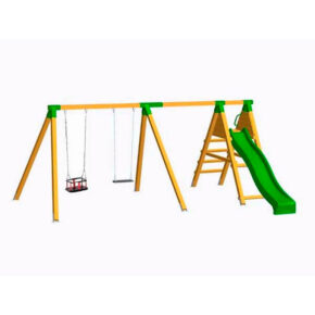 Misaladejuegos Parque infantil Pegasus Optima con asientos mixtos Masgames Horeca MA500115B