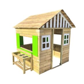 Misaladejuegos Casita infantil de madera Masgames Lollipop XXL Horeca con cocina MA500567