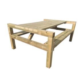 Misaladejuegos Mesa de picnic Masgames Tokio con madera para exterior MA500020