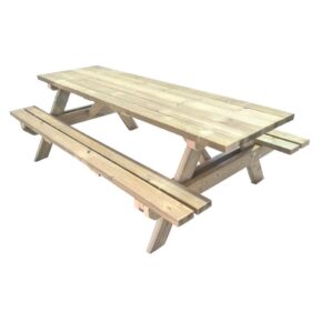 Misaladejuegos Mesa de picnic Masgames Munich 240 con madera para exterior MA500032