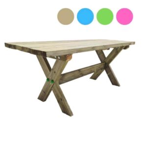 Misaladejuegos Mesa de madera exterior Masgames Xerta 180 cm (con opción de color) MA500034