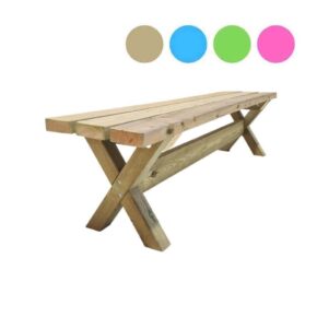 Misaladejuegos Banco de madera exterior Masgames Xerta 180 (con opción de color) MA500035