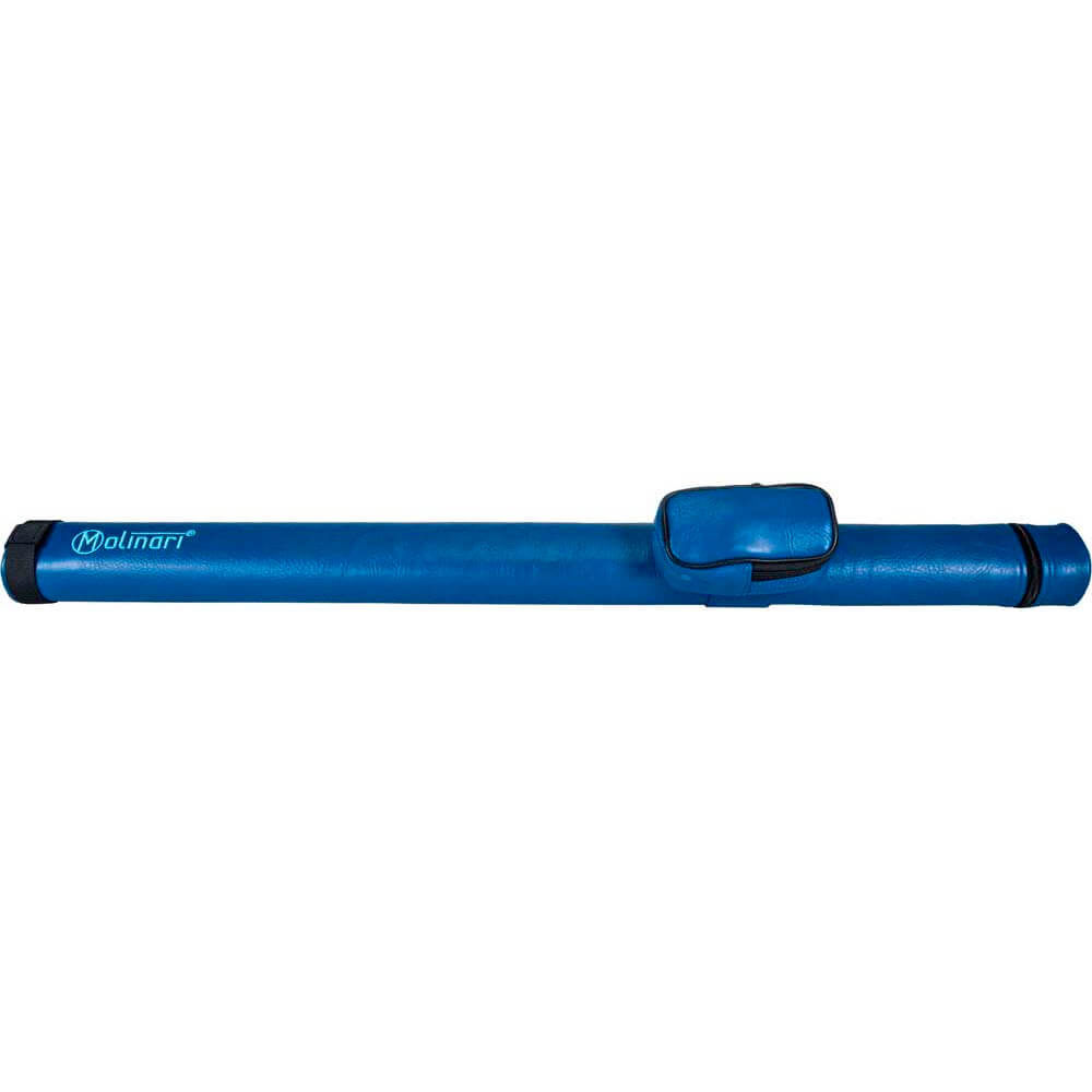 Misaladejuegos Funda Taco Billar Tubo Molinari Retro Tube 90cm 1P-1F Azul MC-AC-RCT-1B/1S-BL