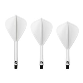 Misaladejuegos Plumas Shot Darts Deck System Kite Blanca