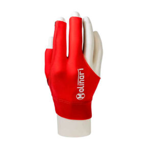Misaladejuegos Guante Billar Molinari Rojo M Zurdo MC-AC-GL-LHP-RD-M