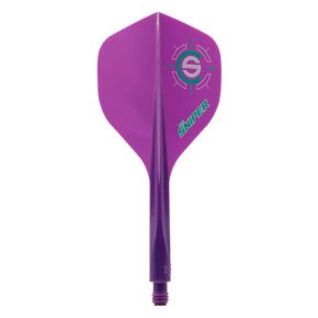 Misaladejuegos Plumas Condor Axe Standard 120 The Sniper Morado S 18.0mm 3 Uds.