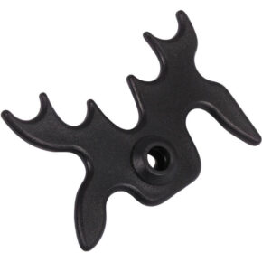 Misaladejuegos Apoya Taco Buffalo Cabeza De Alce Plástico Negro 4116.000