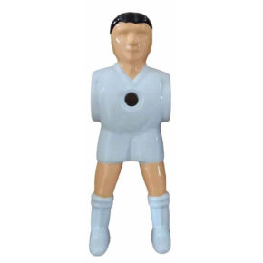 Misaladejuegos Jugador Futbolines Metalico Pies Separados 16mm Blanco 1 unidades 2856 Blanco