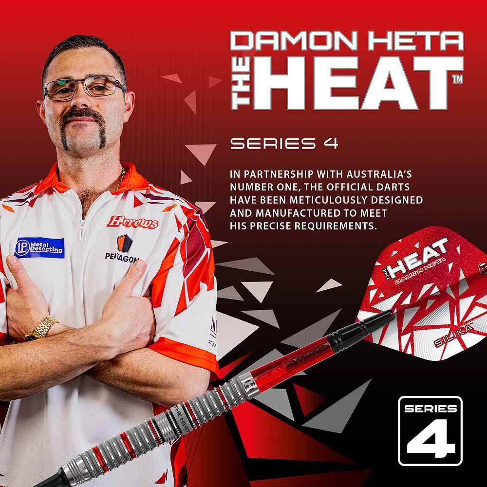 Misaladejuegos Dardos Harrows Darts Damon Heta V4 90% 18gr DD90418 - Imagen 5