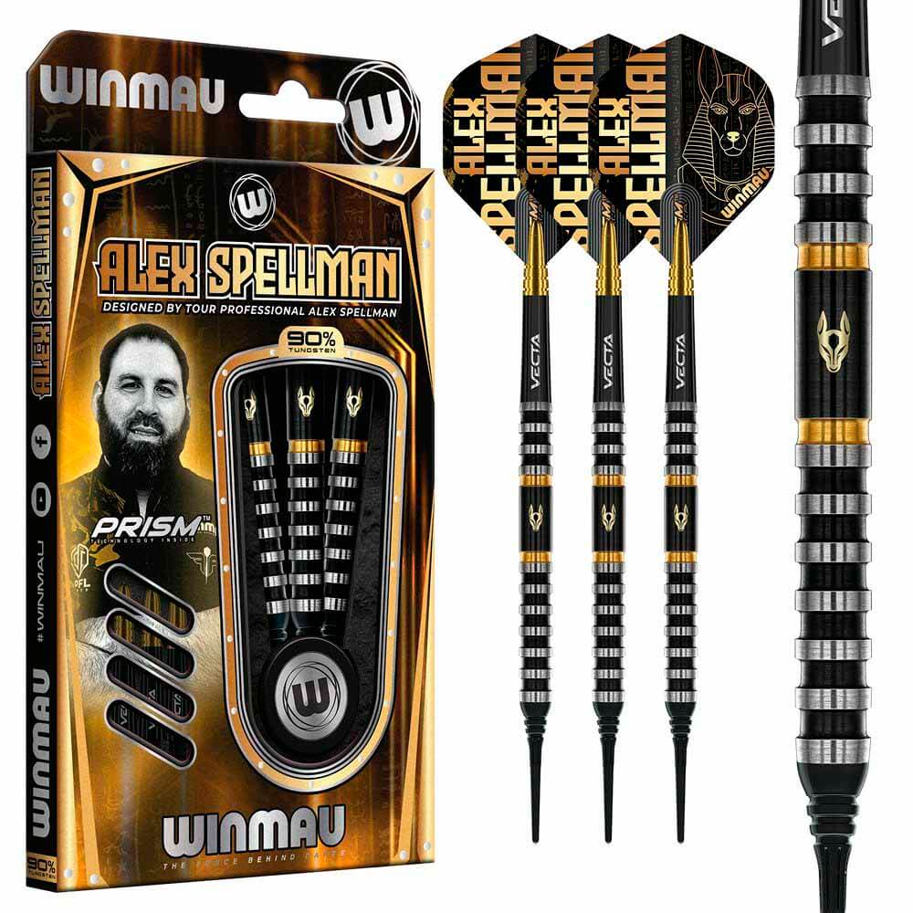 Misaladejuegos Dardos Winmau Alex Spellman P.Plastico 90% 18gr 2501.20 - Imagen 3