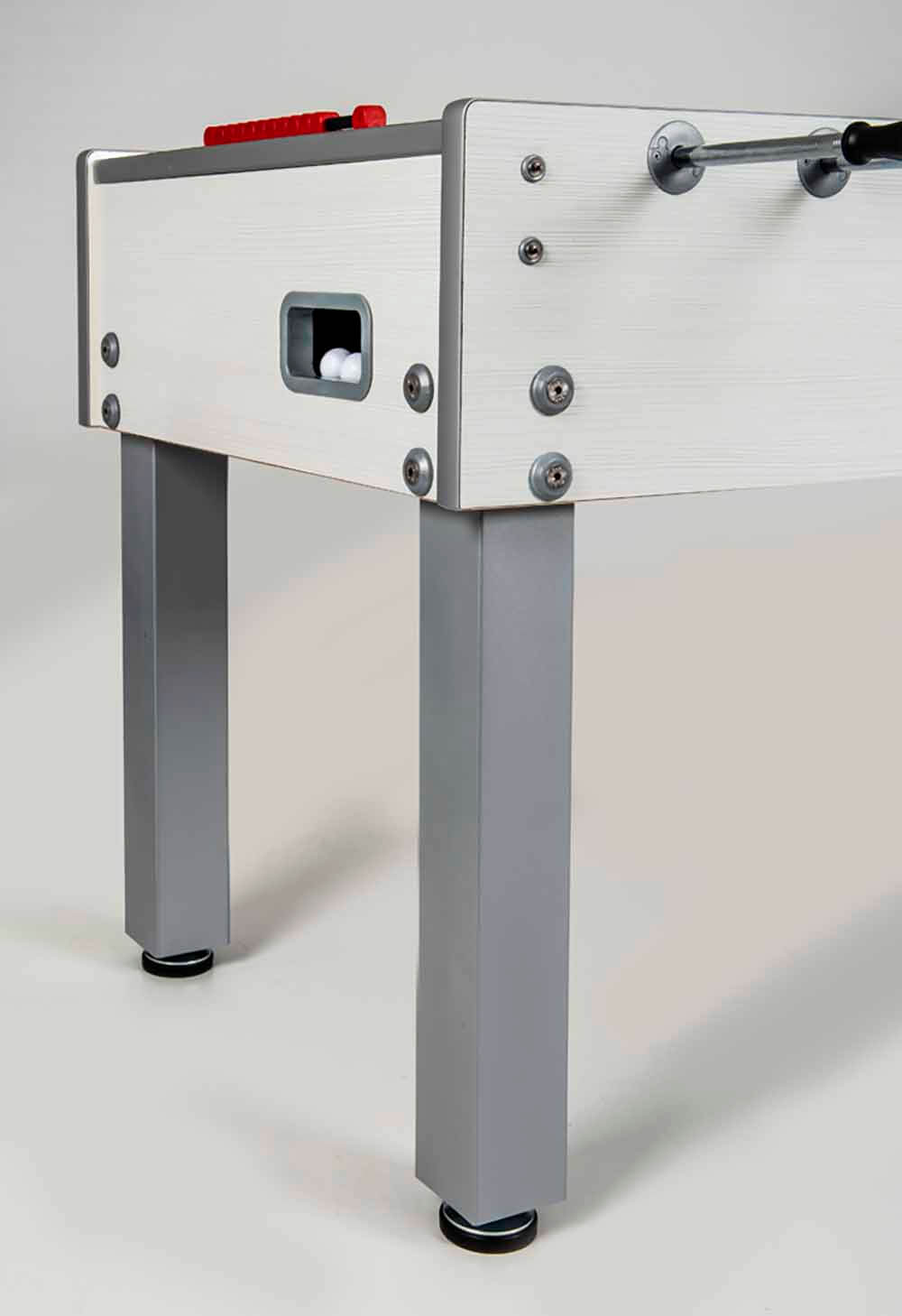 Misaladejuegos Futbolin Garlando G-500 Barras Telescópicas Blanco Exterior Jugador Plastico 544007 - Imagen 2