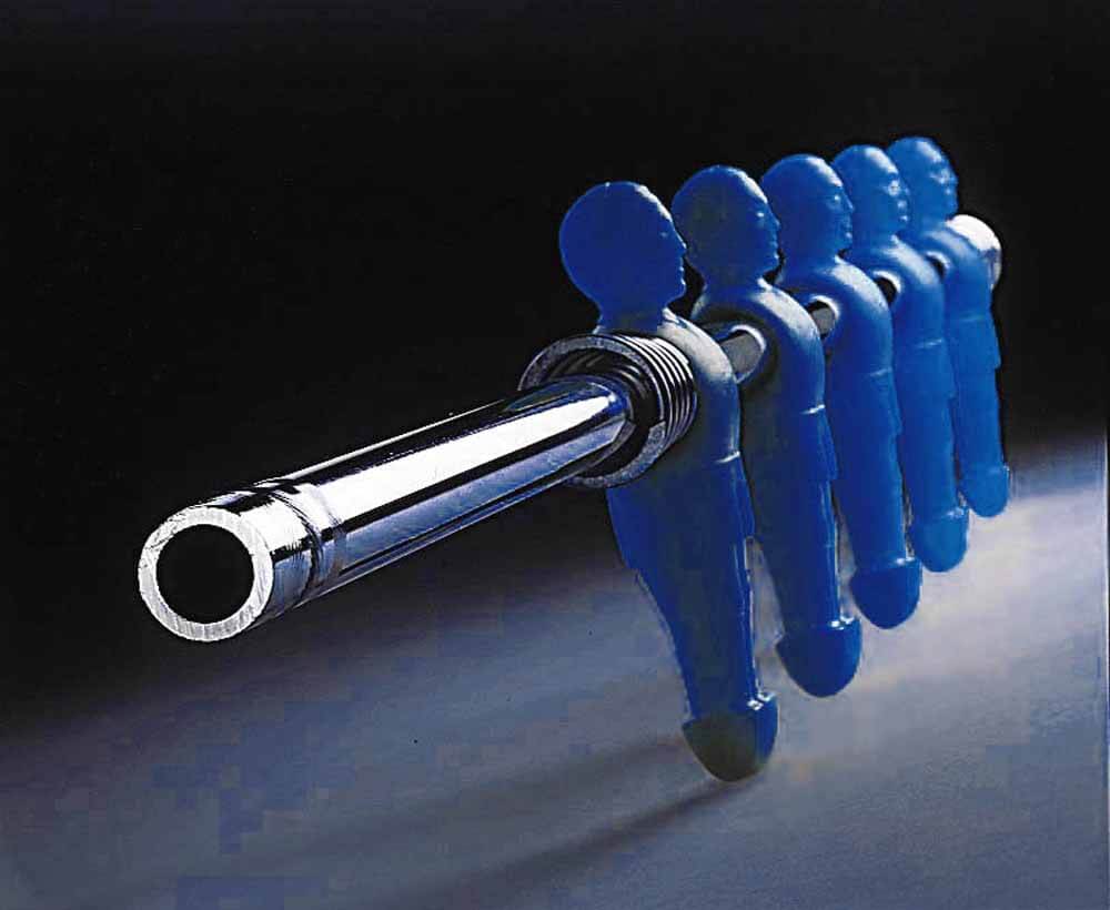 Misaladejuegos Futbolin Garlando G-500 Barras Telescópicas Blanco Exterior Jugador Plastico 544007 - Imagen 6