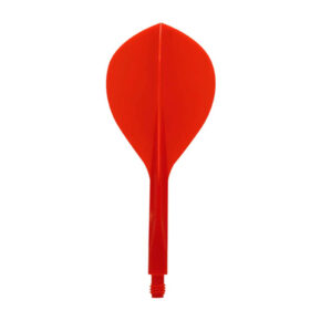 Misaladejuegos Plumas Condor Axe Tear Drop 120 Rojo L 30.0mm 3 Uds.