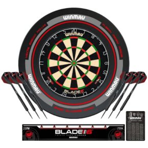 Misaladejuegos PACK DIANA WINMAU BLADE 6 + SURROUND BLADE 6 + 6 DARDOS DE TUNGSTENO + LINEA DE TIRO BLADE 6 5353