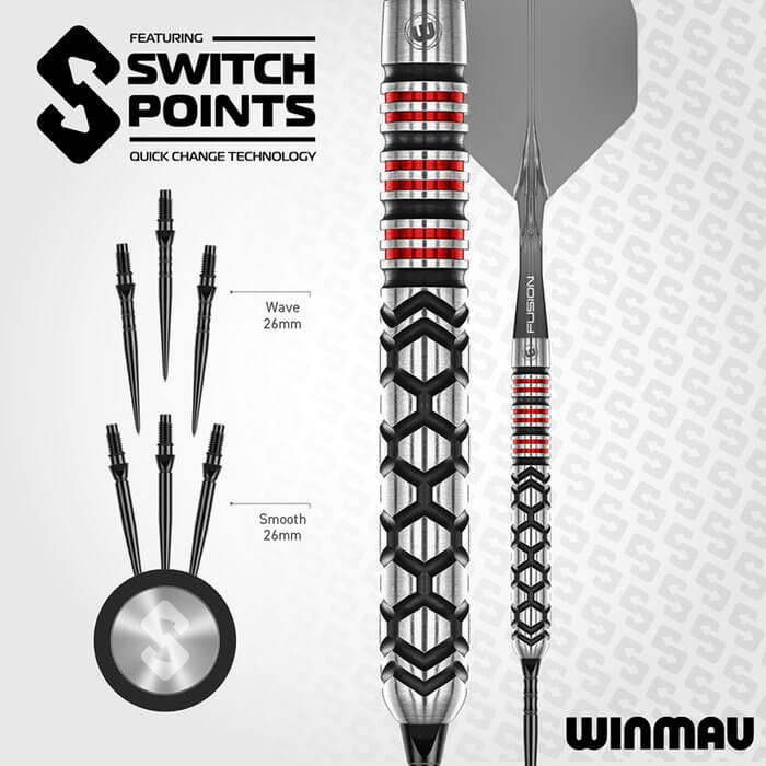 Misaladejuegos Dardos Winmau Fornax Parallel 22g 90% 1558.22 - Imagen 6