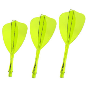 Misaladejuegos Plumas Winmau Darts Fusion Arrow Amarillo Transparente Medium 34-76mm 8853